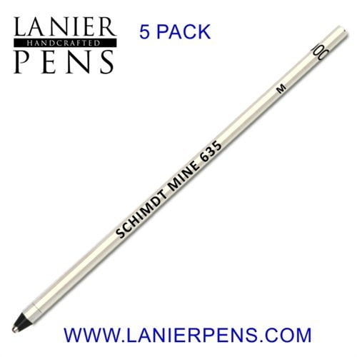 Black Blue Ink Pen Refills Compatible D1 Crystal Elements Ballpoint Pens Refil